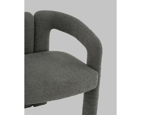 Стул Болинджер букле темно-серый, изображение 9 | Интернет магазин мебели и декора LifeDekor