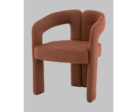 Стул Болинджер букле терракотовый, изображение 4 | Интернет магазин мебели и декора LifeDekor