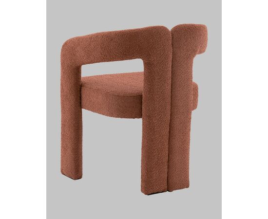Стул Болинджер букле терракотовый, изображение 7 | Интернет магазин мебели и декора LifeDekor