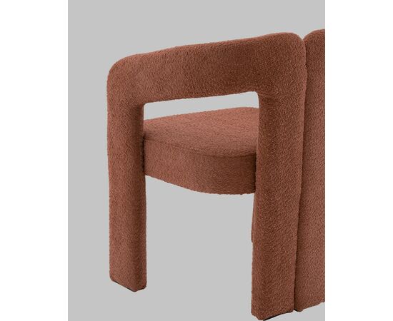 Стул Болинджер букле терракотовый, изображение 8 | Интернет магазин мебели и декора LifeDekor