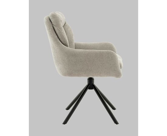 Стул Ральфио букле светло-серый, изображение 5 | Интернет магазин мебели и декора LifeDekor