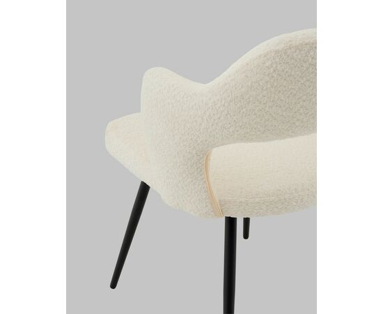 Стул Роккиана букле молочный, изображение 8 | Интернет магазин мебели и декора LifeDekor