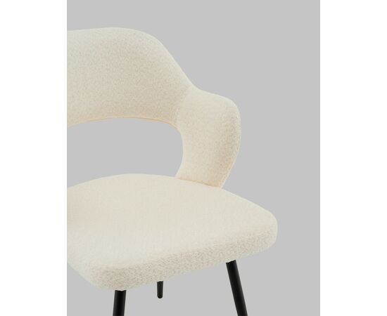 Стул Роккиана букле молочный, изображение 9 | Интернет магазин мебели и декора LifeDekor