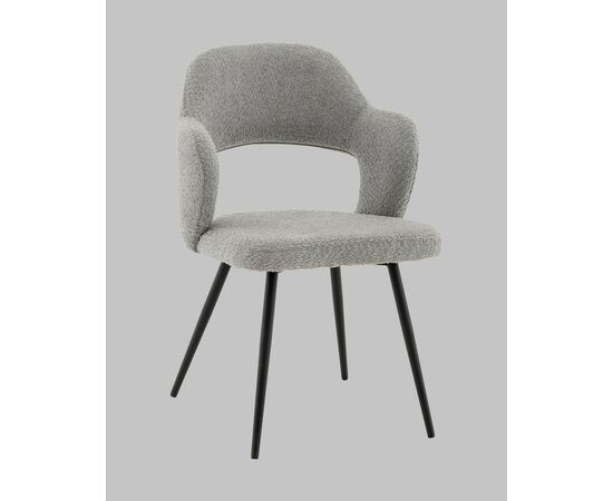 Стул Роккиана букле светло-серый, изображение 2 | Интернет магазин мебели и декора LifeDekor