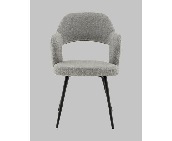 Стул Роккиана букле светло-серый, изображение 3 | Интернет магазин мебели и декора LifeDekor