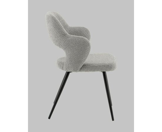 Стул Роккиана букле светло-серый, изображение 4 | Интернет магазин мебели и декора LifeDekor