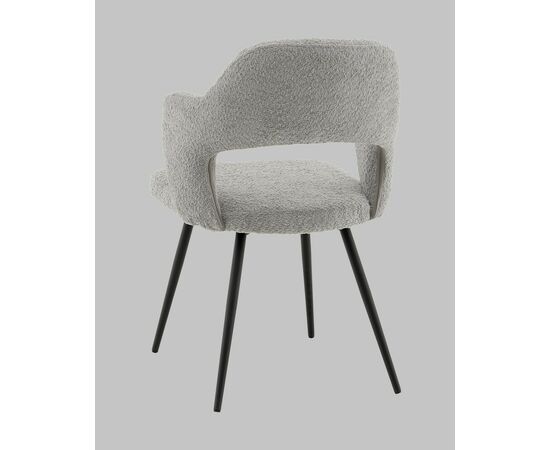 Стул Роккиана букле светло-серый, изображение 7 | Интернет магазин мебели и декора LifeDekor