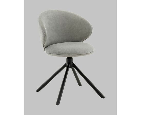 Стул Труфальд велюр светло-серый, изображение 2 | Интернет магазин мебели и декора LifeDekor