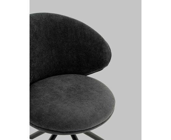 Стул Труфальд велюр темно-серый, изображение 8 | Интернет магазин мебели и декора LifeDekor