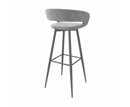 Стул барный Барни Р 900, Черный/GREY LUX b22, изображение 2 | Интернет магазин мебели и декора LifeDekor