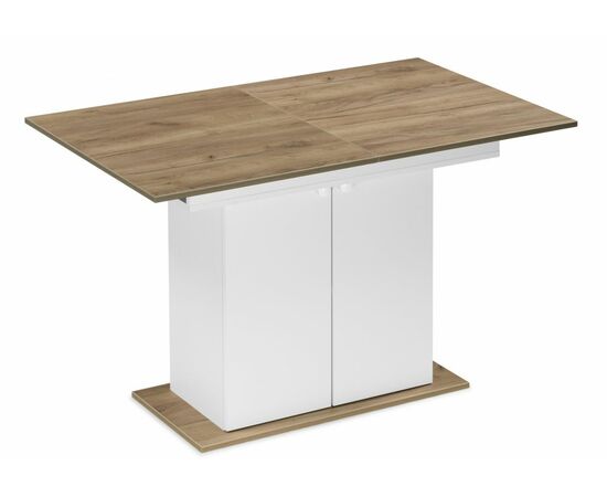 Стол деревянный Carla белый / крафт золотой | Интернет магазин мебели и декора LifeDekor