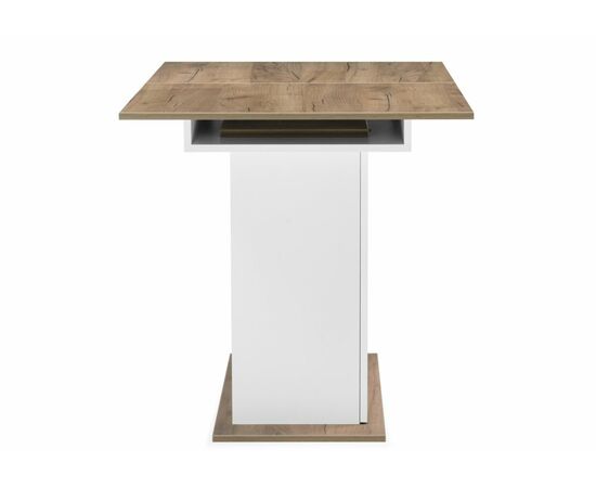 Стол деревянный Carla белый / крафт золотой, изображение 4 | Интернет магазин мебели и декора LifeDekor