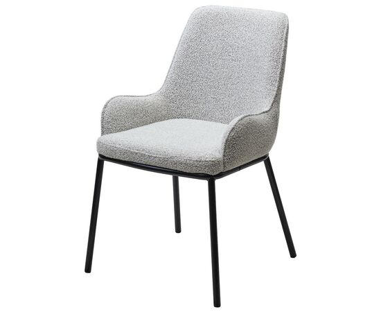 Стул BRIO UF995-02, букле / черный каркас  / Товарный знак DISAUR | Интернет магазин мебели и декора LifeDekor