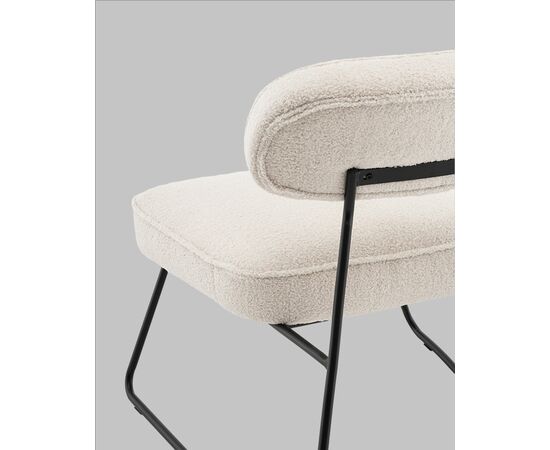 Кресло Kate new ткань букле бежевый, изображение 7 | Интернет магазин мебели и декора LifeDekor