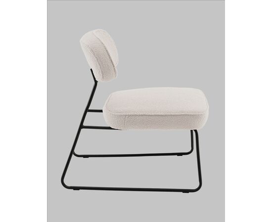 Кресло Kate new ткань букле светло-серый, изображение 4 | Интернет магазин мебели и декора LifeDekor