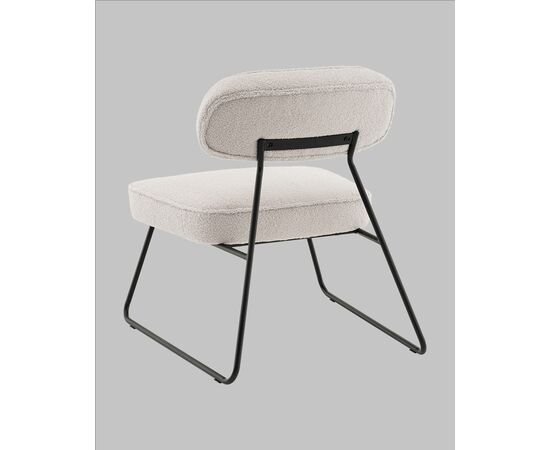 Кресло Kate new ткань букле светло-серый, изображение 6 | Интернет магазин мебели и декора LifeDekor