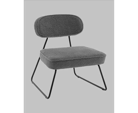 Кресло Kate new ткань букле темно-серый, изображение 3 | Интернет магазин мебели и декора LifeDekor