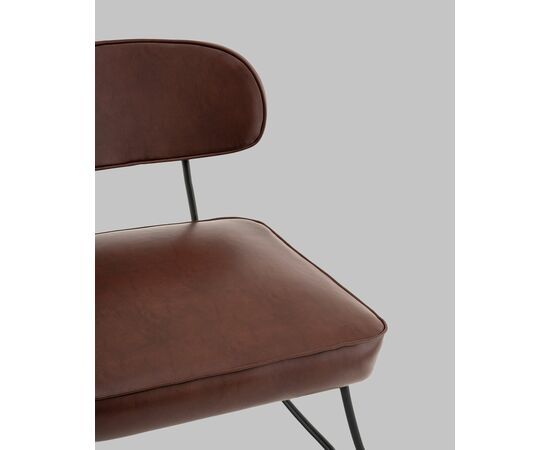 Кресло Kate new ткань экокожа бордово-коричневый, изображение 8 | Интернет магазин мебели и декора LifeDekor