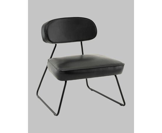 Кресло Kate new ткань экокожа чёрный, изображение 2 | Интернет магазин мебели и декора LifeDekor