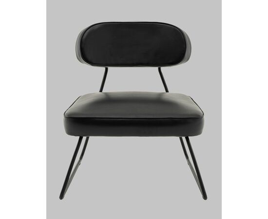 Кресло Kate new ткань экокожа чёрный, изображение 3 | Интернет магазин мебели и декора LifeDekor