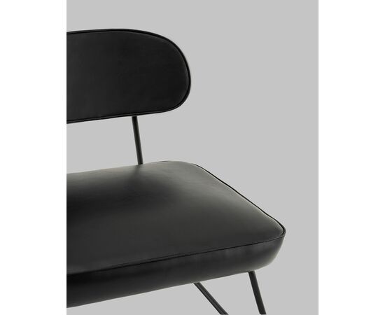 Кресло Kate new ткань экокожа чёрный, изображение 8 | Интернет магазин мебели и декора LifeDekor