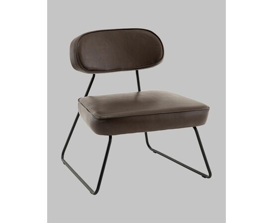 Кресло Kate new ткань экокожа коричневый, изображение 2 | Интернет магазин мебели и декора LifeDekor