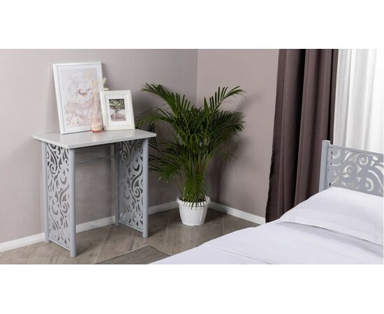 Туалетный столик Пармин серый шагрень, изображение 6 | Интернет магазин мебели и декора LifeDekor