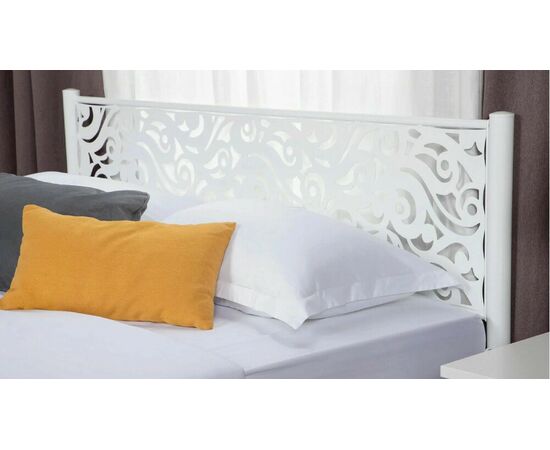 Кровать Парма 160*200, белый шагрень, изображение 2 | Интернет магазин мебели и декора LifeDekor