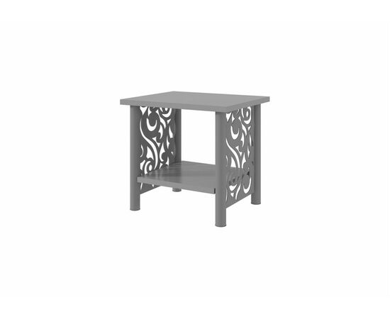 Тумба прикроватная Парма серый шагрень, изображение 3 | Интернет магазин мебели и декора LifeDekor