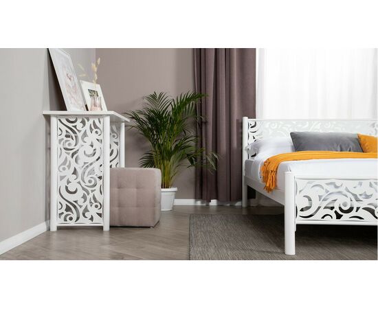 Туалетный столик Пармин белый шагрень, изображение 8 | Интернет магазин мебели и декора LifeDekor