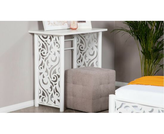 Туалетный столик Пармин белый шагрень, изображение 6 | Интернет магазин мебели и декора LifeDekor