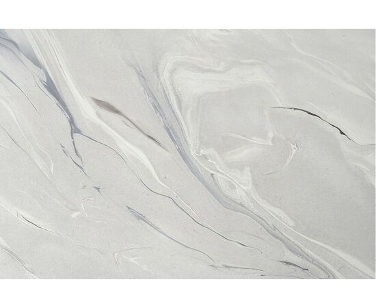 "Женева" интерьерный стол из HPL шестиугольный, D50, H35, цвет "мрамор пепел", каркас из стали белый муар, изображение 5 | Интернет магазин мебели и декора LifeDekor