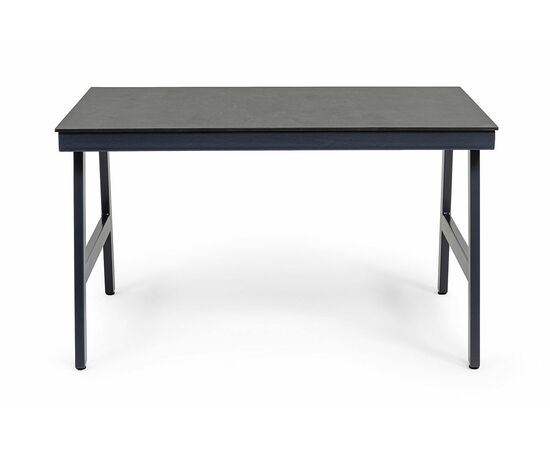 "Рио" стол из HPL 130х90см, цвет столешницы "серый гранит", изображение 3 | Интернет магазин мебели и декора LifeDekor