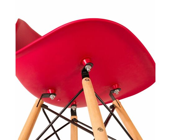 Стул Eames красный, изображение 6 | Интернет магазин мебели и декора LifeDekor