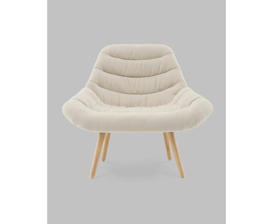 Кресло Олби Страйпс белый, изображение 5 | Интернет магазин мебели и декора LifeDekor