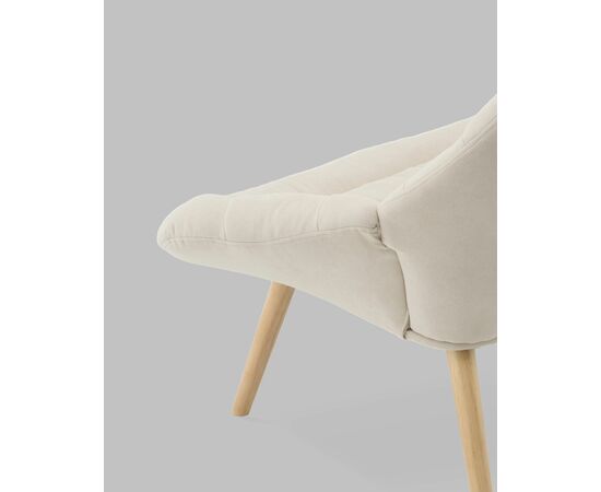 Кресло Олби Страйпс белый, изображение 9 | Интернет магазин мебели и декора LifeDekor