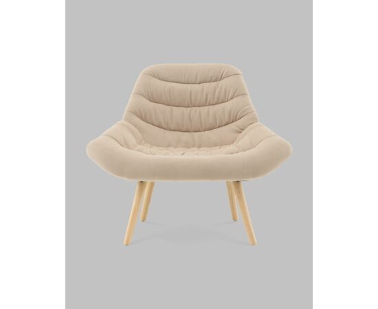 Кресло Олби Страйпс бежевый, изображение 5 | Интернет магазин мебели и декора LifeDekor