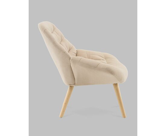 Кресло Олби Страйпс бежевый, изображение 6 | Интернет магазин мебели и декора LifeDekor