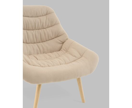 Кресло Олби Страйпс бежевый, изображение 10 | Интернет магазин мебели и декора LifeDekor