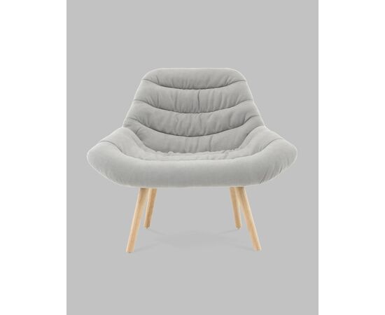 Кресло Олби Страйпс светло-серый, изображение 5 | Интернет магазин мебели и декора LifeDekor