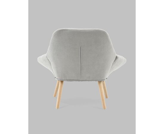 Кресло Олби Страйпс светло-серый, изображение 7 | Интернет магазин мебели и декора LifeDekor