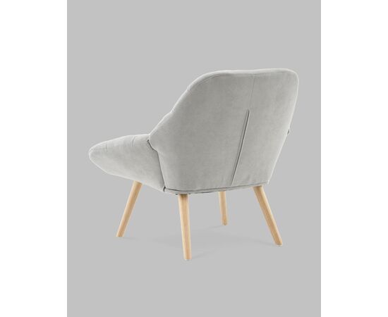 Кресло Олби Страйпс светло-серый, изображение 8 | Интернет магазин мебели и декора LifeDekor