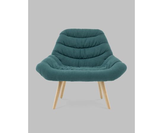 Кресло Олби Страйпс тёмно-бирюзовый, изображение 5 | Интернет магазин мебели и декора LifeDekor