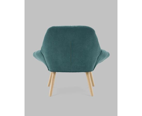 Кресло Олби Страйпс тёмно-бирюзовый, изображение 7 | Интернет магазин мебели и декора LifeDekor