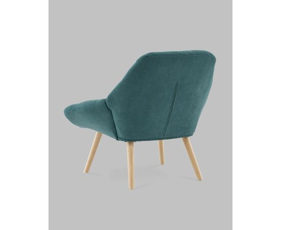 Кресло Олби Страйпс тёмно-бирюзовый, изображение 8 | Интернет магазин мебели и декора LifeDekor