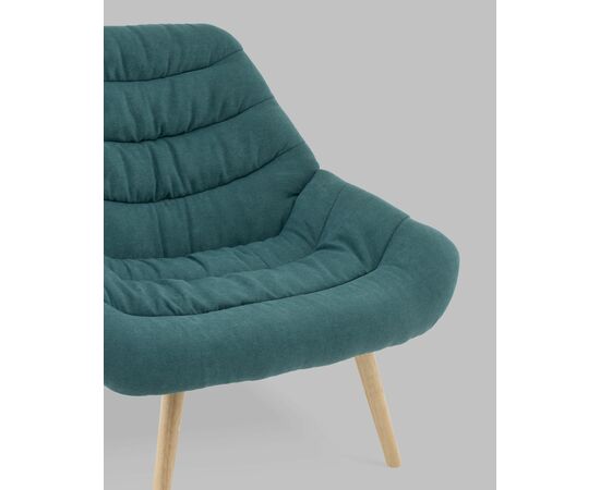 Кресло Олби Страйпс тёмно-бирюзовый, изображение 10 | Интернет магазин мебели и декора LifeDekor