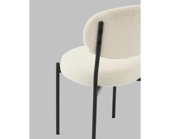 Стул Бриф DD букле молочный 4 шт., изображение 7 | Интернет магазин мебели и декора LifeDekor