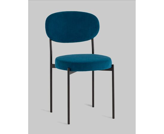 Стул Бриф DD велюр синий, изображение 2 | Интернет магазин мебели и декора LifeDekor