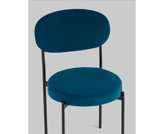 Стул Бриф DD велюр синий, изображение 8 | Интернет магазин мебели и декора LifeDekor