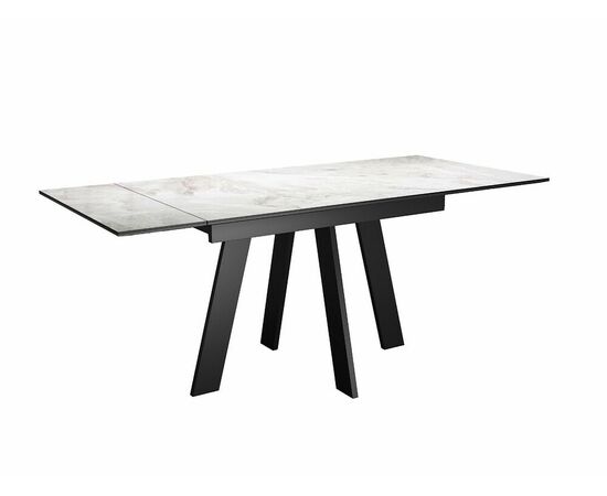 Стол DikLine SKM110 Керамика Italian Grey (глянец серый)/подстолье черное, изображение 5 | Интернет магазин мебели и декора LifeDekor